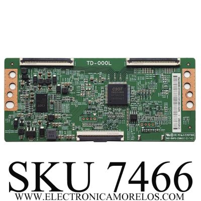 T-CON ORIGINAL PARA TV PHILIPS NUMERO DE PARTE 34291100CL0511 / TD-000L / 34.29110.0CL / 34291100CL0511HA / ST4251D02-1 / E257384 / PANEL LVU430CSDX A0011 / DISPLAY ST4251D02-1 VER.2.1 / MODELO 43PFL5756 / 43PFL5756/F7 A